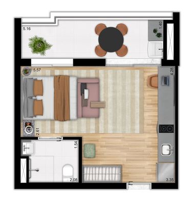 Planta 36 m² - STUDIO - TRIANON - NR FINAL - 10